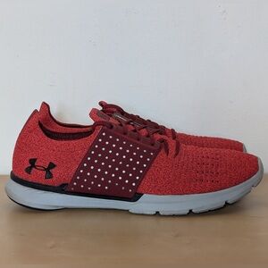Under Armour Threadborne Slingwrap Red Black Sneakers 1295724-963 Men’s Size 14